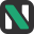 Het merkteken als favicon van 32 bij 32 pixels